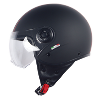 Helm vito jet loreto fashion matt schwarz