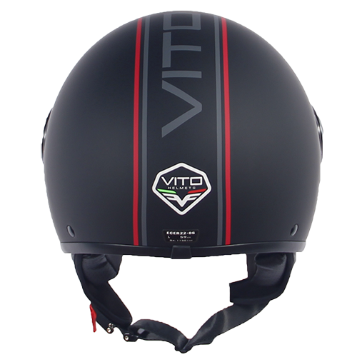 Helm vito jet loreto fashion matt schwarz