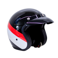 NIU HELM SCHWARZ ROT/WEISS GLANZ