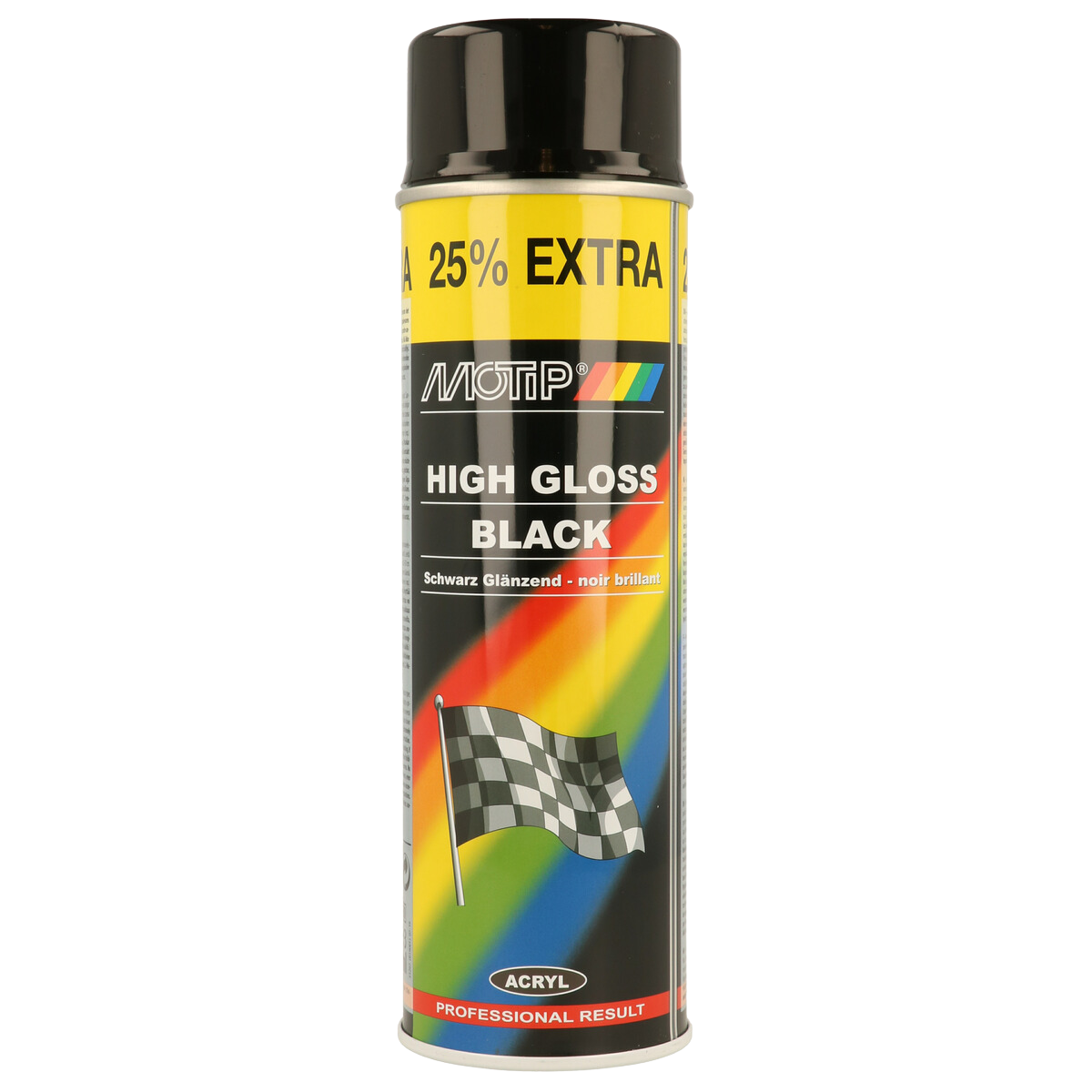 Rallye Lackspray schwarz glanz 500ml