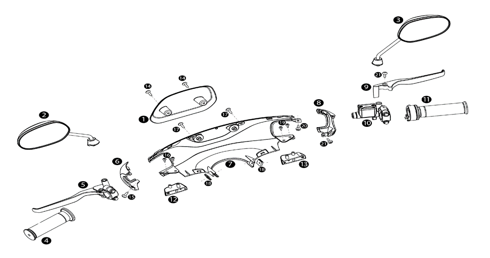 Baugruppe MQi+ Sport - Lenker vorne