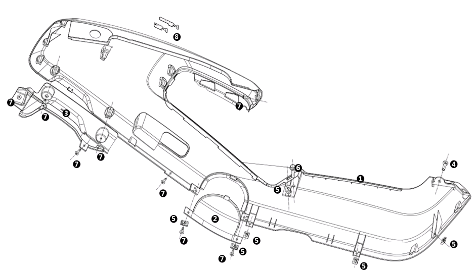 Baugruppe MQi+ Sport - Karosserie links