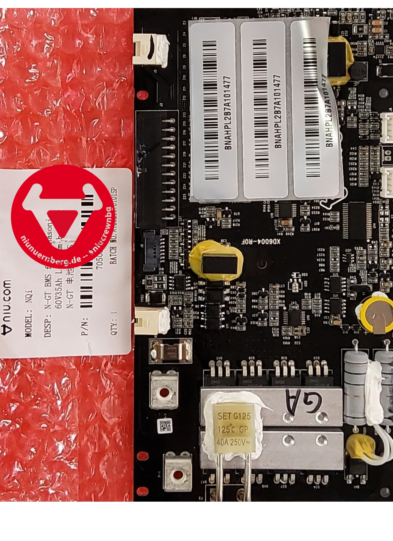 BMS für Lithium Akku 60V35AH  Passend für NQI Modelle bis 12/2022