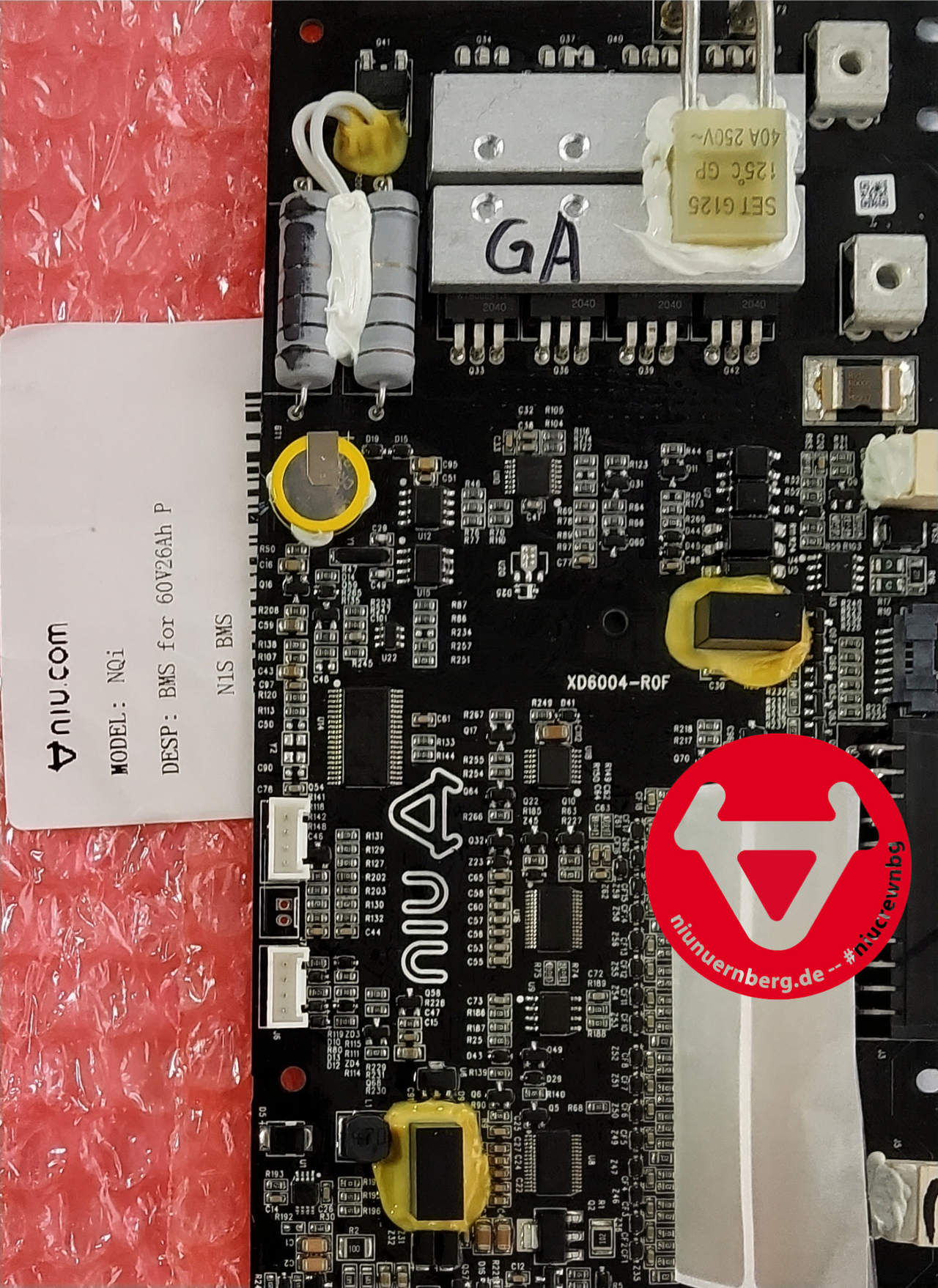 BMS für Lithium Akku 60V26AH  Passend für N1 Modelle bis 12/2022