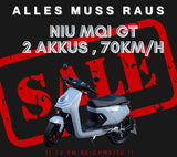 MQi GT E-Roller – 70 km/h Höchstgeschwindigkeit – inkl. 2 Akkus – Bis zu 75 km Reichweite – Kraftvoller Bosch Motor