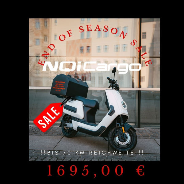 NIU NQi Cargo 45 km/h – bis zu 70 km Reichweite | Nur noch wenige verfügbar!
