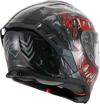 Helm vito presto Monster integral + sonnenvisier