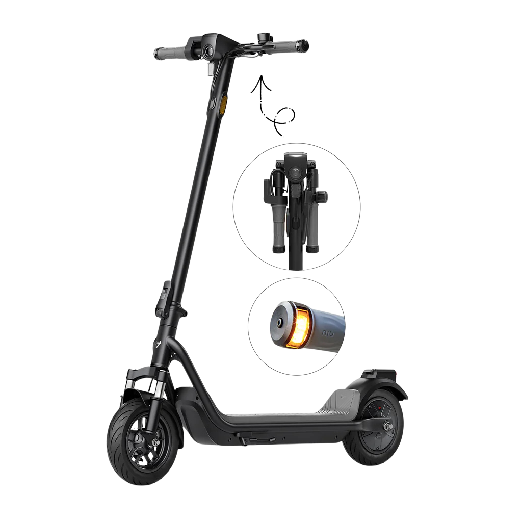 NIU KQi 100 F – Praktisch faltbarer E-Scooter für Stadt & Alltag