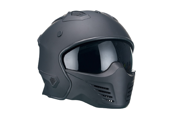 VITO Bruzano Smoke Fashion Visier u. abnehmbares Kinnstück verschiedene Farben XS - XL