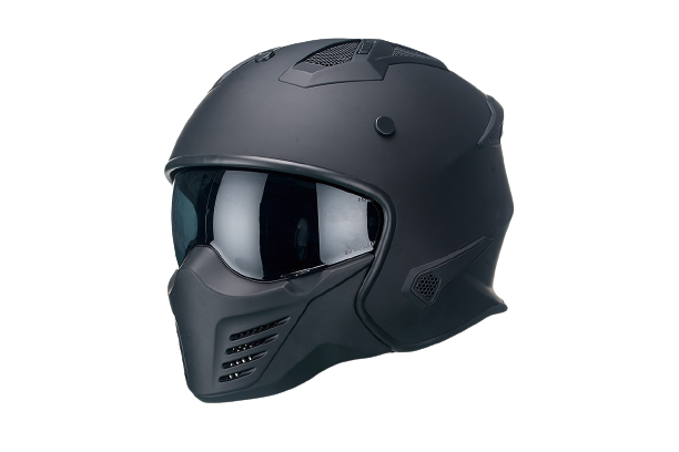 VITO Bruzano Smoke Fashion Visier u. abnehmbares Kinnstück verschiedene Farben XS - XL